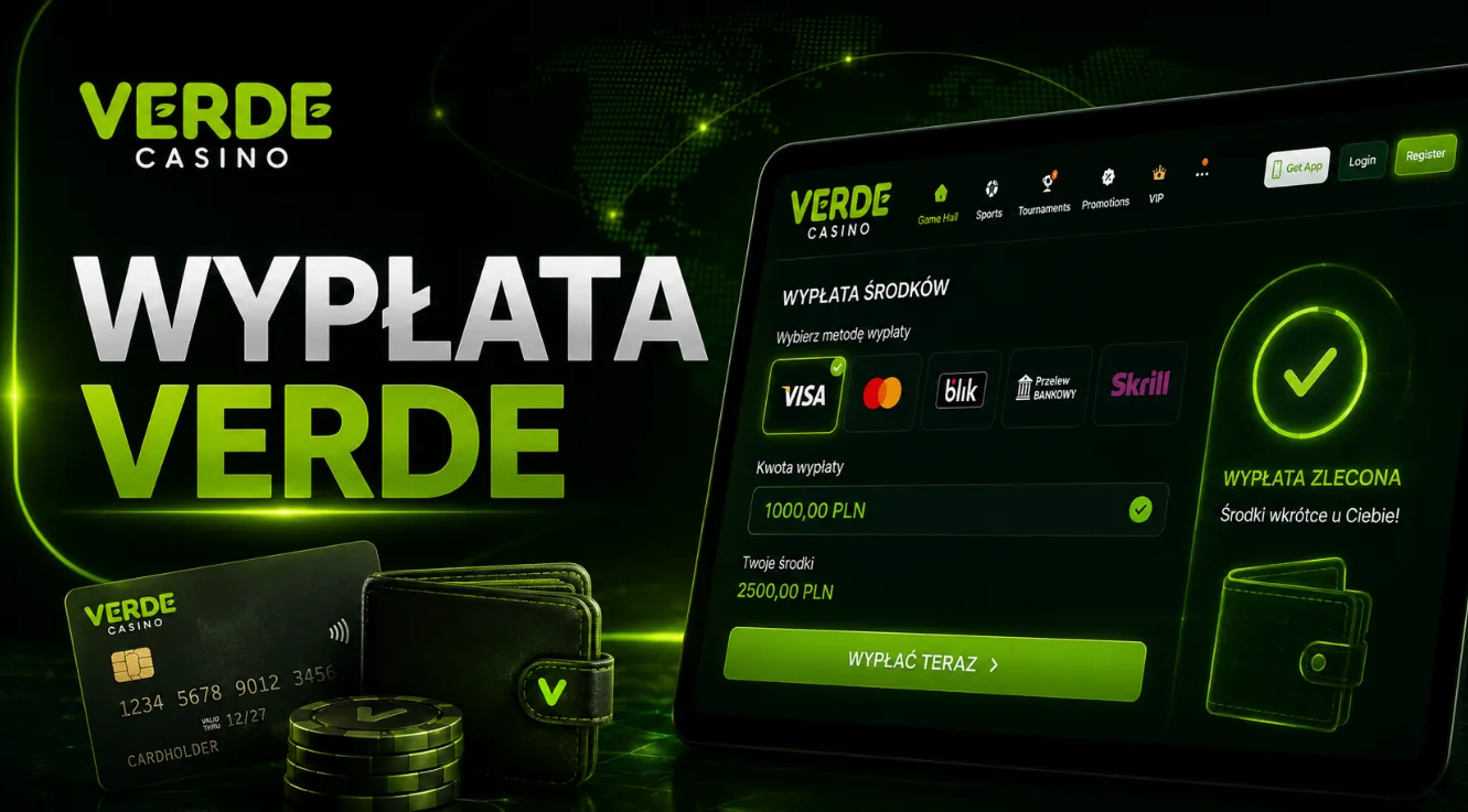 Verde Casino jak wypłacić pieniądze po grze